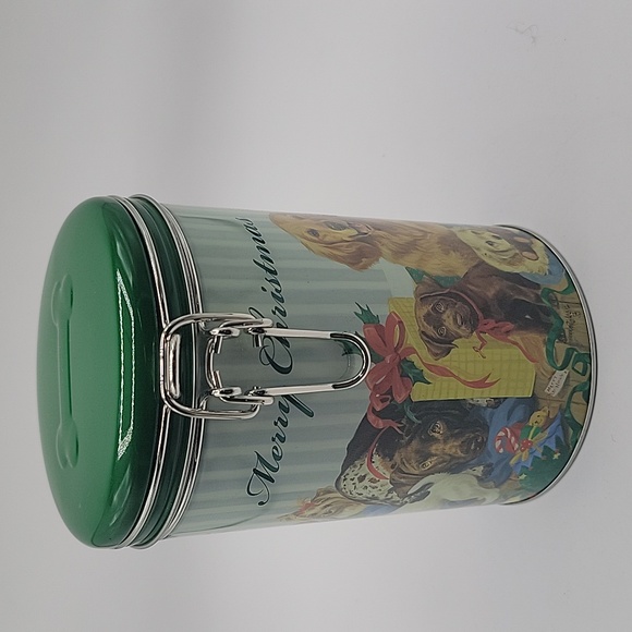 Vintage tin storage container. - Picture 2 of 4